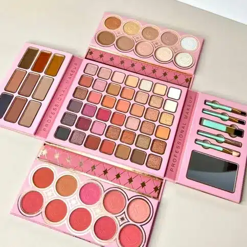 Complete Beauty Makeup Set with Eyeshadow Blush and Highlighter